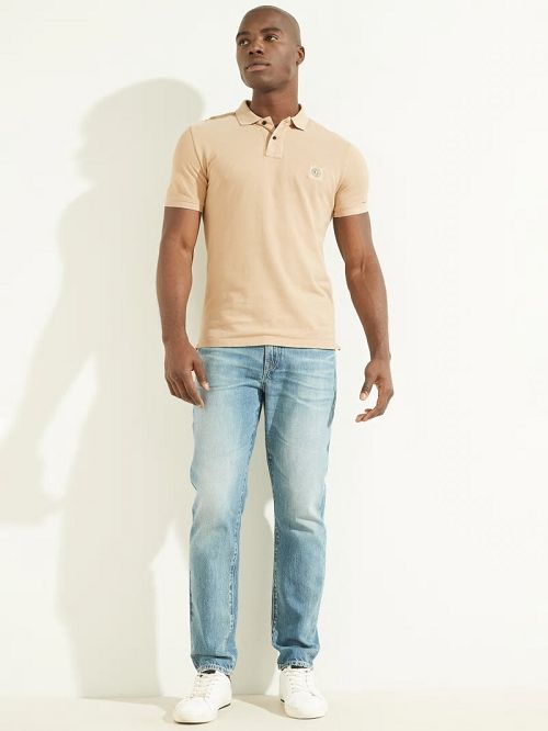Guess Washed Polo Bej | GUESS-SN31113