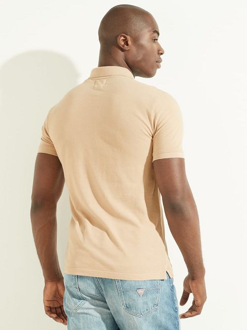 Guess Washed Polo Bej | GUESS-SN31113