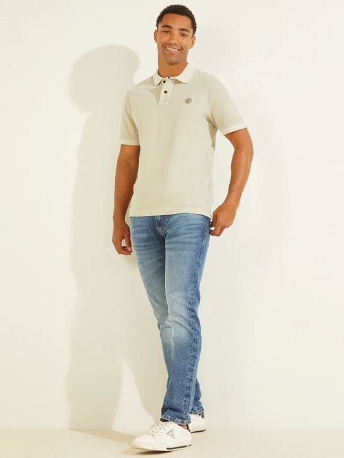 Guess Washed Polo Gri | GUESS-SN31108