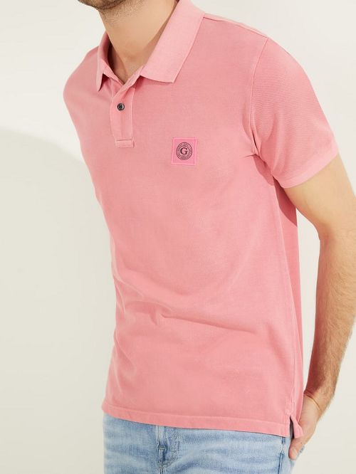 Guess Washed Polo Roz | GUESS-SN31090