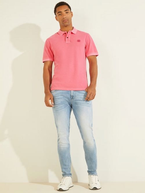 Guess Washed Polo Roz | GUESS-SN31091