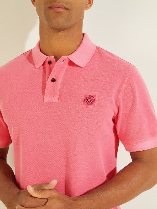 Guess Washed Polo Roz | GUESS-SN31091