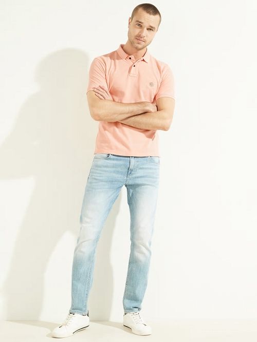 Guess Washed Polo Roz | GUESS-SN31097