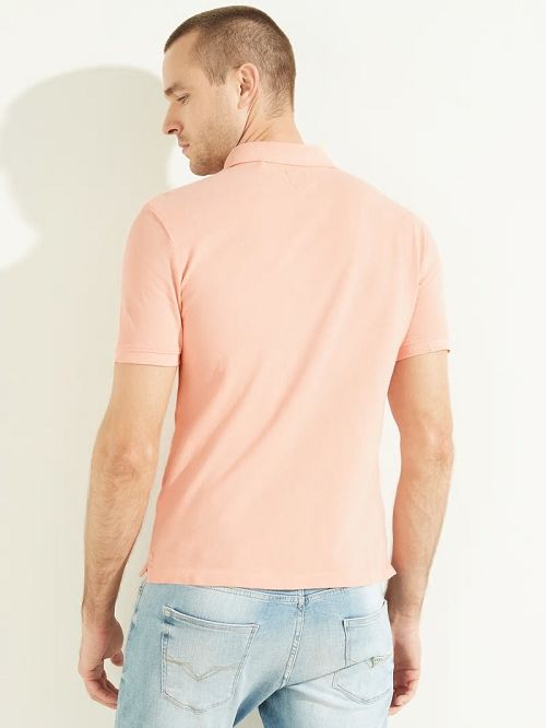 Guess Washed Polo Roz | GUESS-SN31097