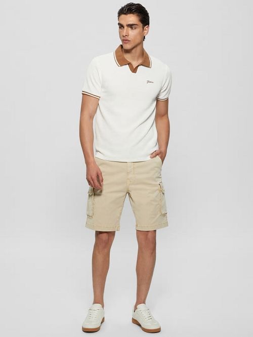 Guess Weston Knit Polo Albi | GUESS-SN31281