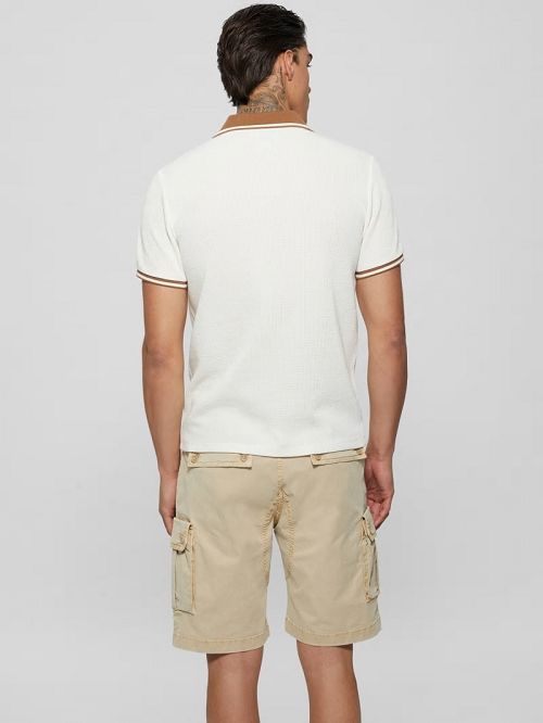 Guess Weston Knit Polo Albi | GUESS-SN31281