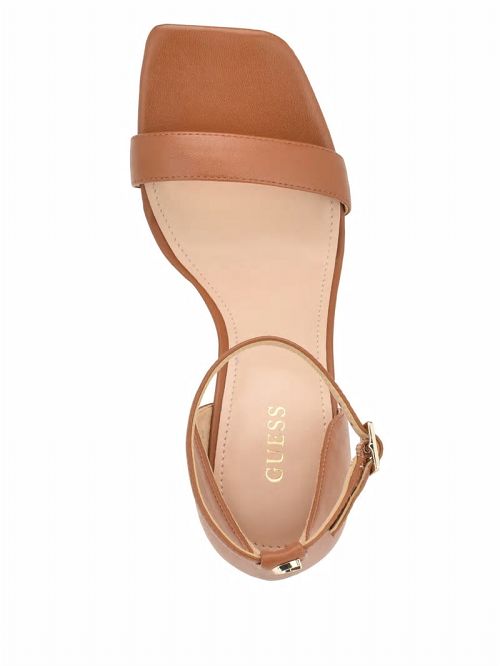 Guess Yael Leather Heels Maro | GUESS-SN29658