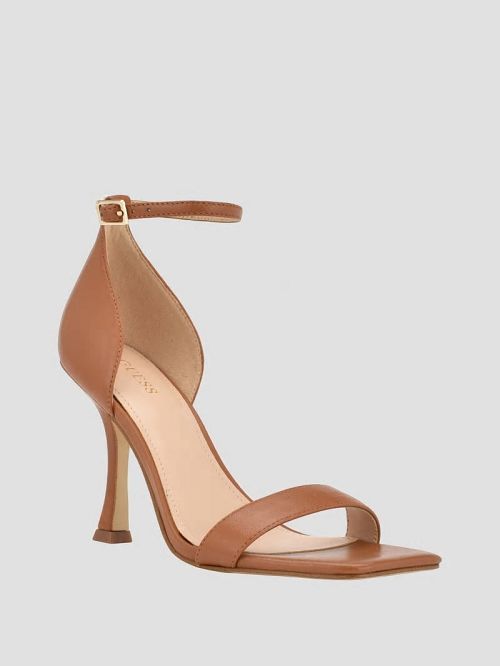 Guess Yael Leather Heels Maro | GUESS-SN29658