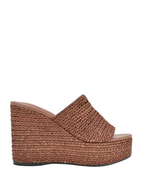 Guess Yenisa Woven Wedged Sandals Maro | GUESS-SN29684