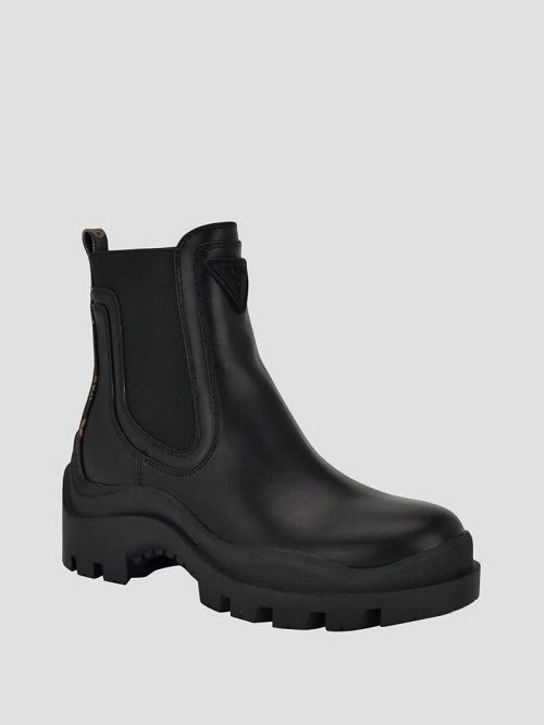 Guess Yesses Signature Chelsea Booties Negrii | GUESS-SN29937