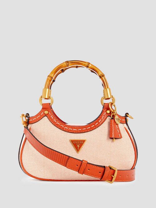 Guess Zabry Mini Satchel Portocalii | GUESS-SN29302