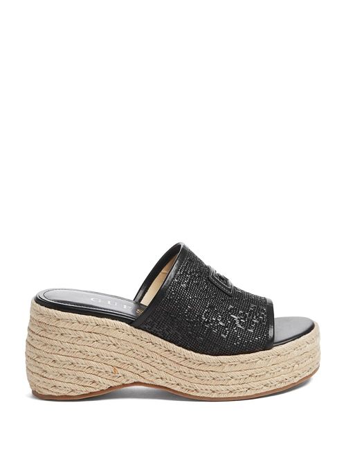 Guess Zakki Espadrille Sandals Negrii | GUESS-SN29601