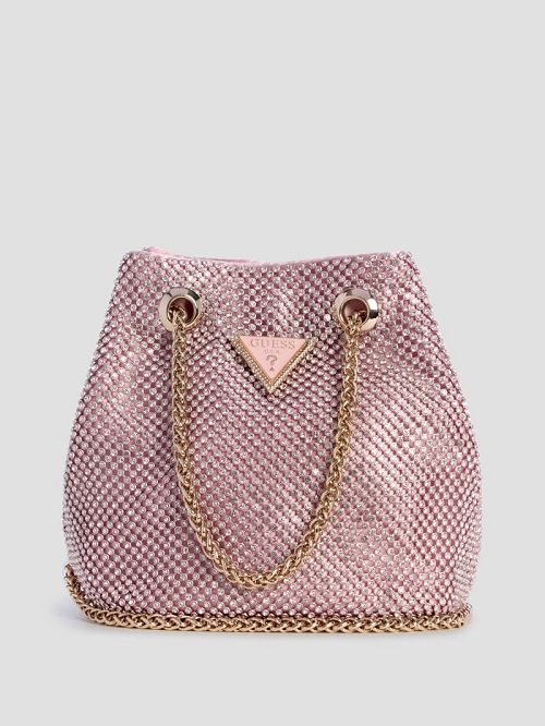 Guess Zalina Mesh Pouch Roz | GUESS-SN29157