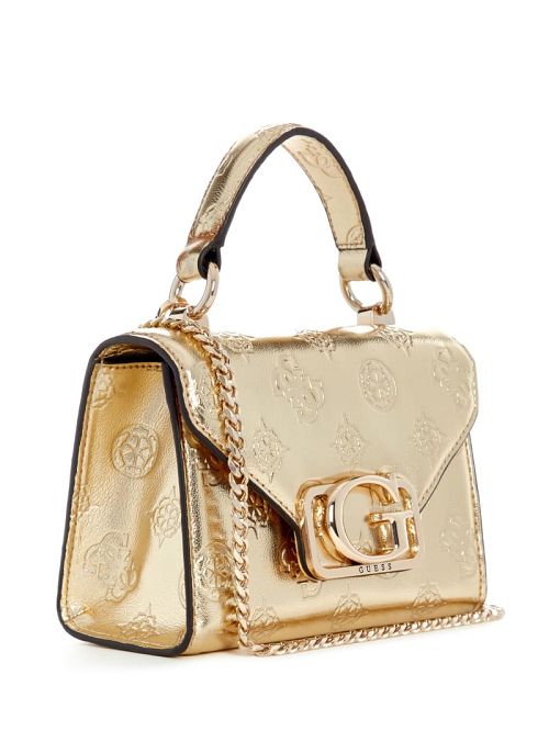 Guess Zalina Mini Top-Handle Bag Aurii | GUESS-SN28664