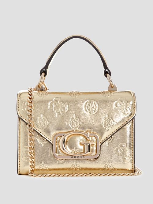 Guess Zalina Mini Top-Handle Bag Aurii | GUESS-SN28664