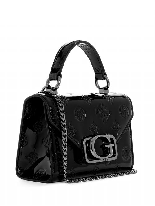 Guess Zalina Mini Top-Handle Bag Negrii | GUESS-SN28688