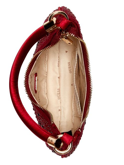 Guess Zalina Small Hobo Bag Rosii | GUESS-SN28690
