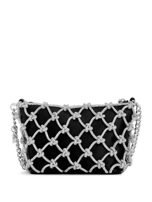 Guess Zalina Top-Zip Shoulder Bag Negrii | GUESS-SN29191