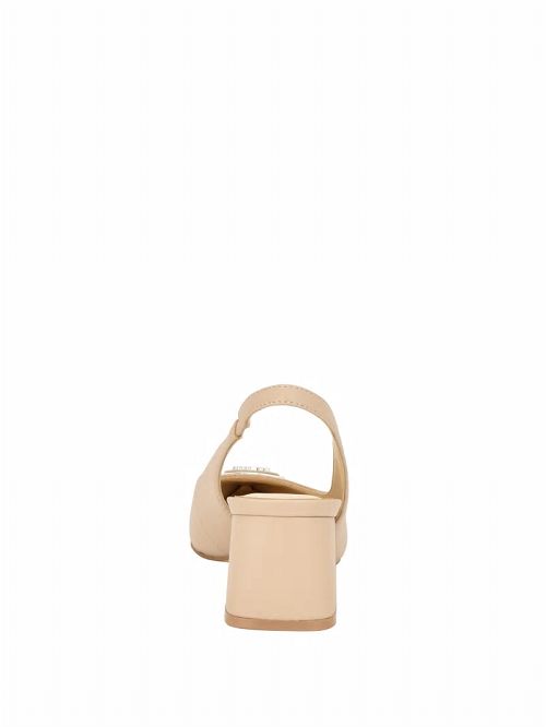 Guess Zanda Slingback Block Heels Bej | GUESS-SN29864