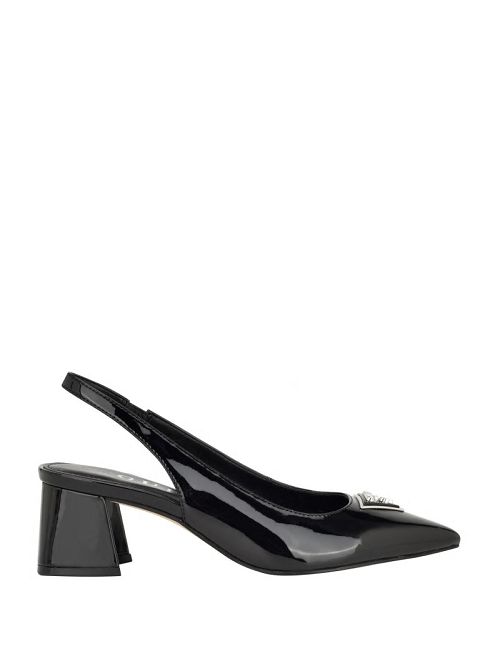 Guess Zanda Slingback Block Heels Negrii | GUESS-SN29868