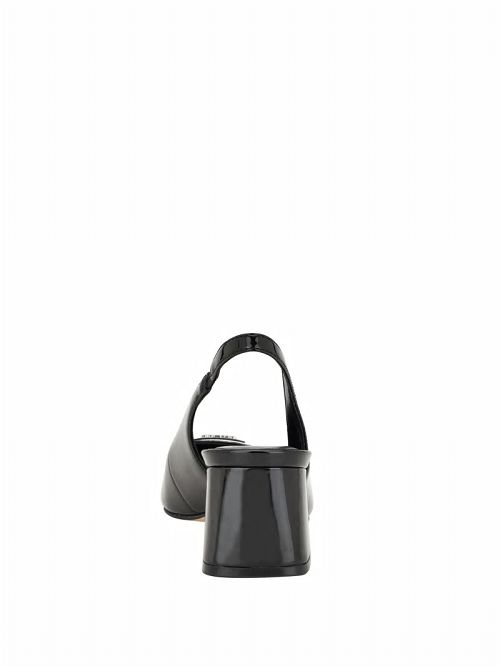 Guess Zanda Slingback Block Heels Negrii | GUESS-SN29868