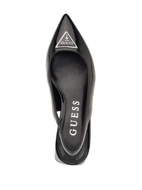 Guess Zanda Slingback Block Heels Negrii | GUESS-SN29868