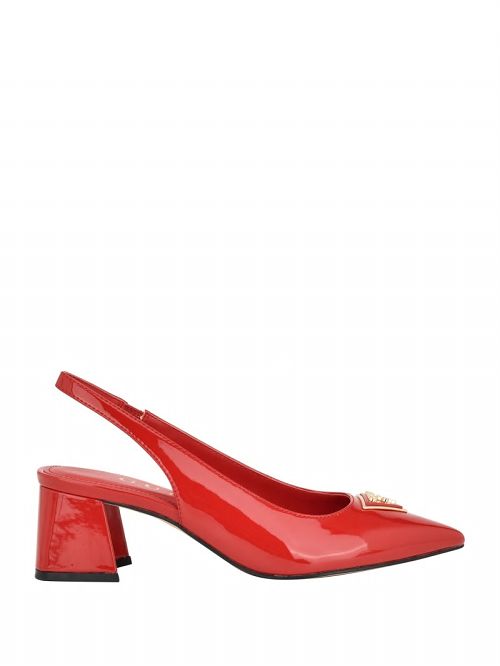 Guess Zanda Slingback Block Heels Rosii | GUESS-SN29844