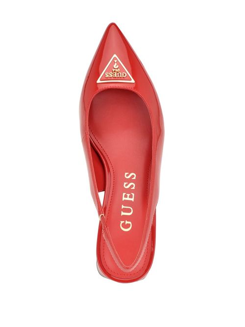 Guess Zanda Slingback Block Heels Rosii | GUESS-SN29844