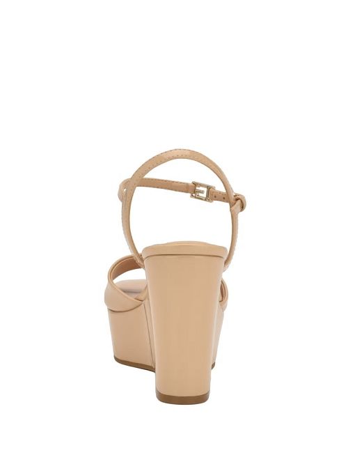 Guess Zione Patent Wedges Bej | GUESS-SN29669