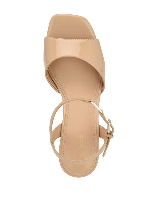 Guess Zione Patent Wedges Bej | GUESS-SN29669