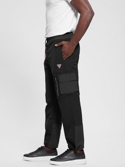 Guess Zubin Cargo Pants Negrii | GUESS-SN31483